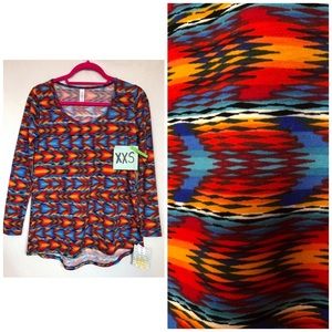 LulaRoe Lynnae Top Size XXS NWT